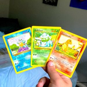 squirtle.charmander.bulbasaur base set